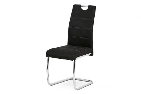 Jedálenské stoličky a kreslá Jedálenská stolička HC-483 Autronic Čierna