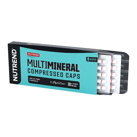Vitamíny a minerály Vitamíny Nutrend Multimineral Compressed Caps 60 kapsúl