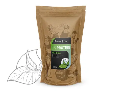 Proteíny Protein & Co. Triprotein natural Váha: 500 g