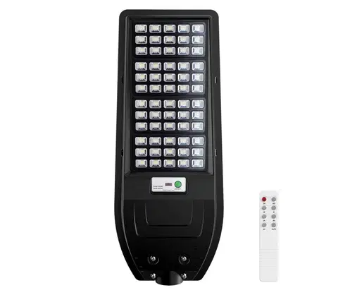 LED osvetlenie  LED Solárna pouličná lampa VIA 150W/15000 mAh 3,2V 6000K IP65 + diaľkové ovládanie 