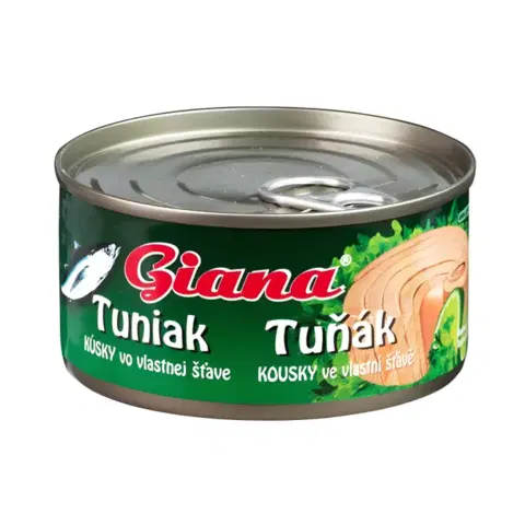 Ryby Giana Tuniak vo vlastnej stave 170 g prírodná chuť