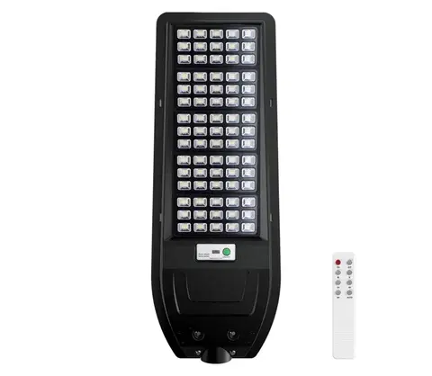 LED osvetlenie  LED Solárna pouličná lampa VIA 200W/20000 mAh 3,2V 6000K IP54 + diaľkové ovládanie 