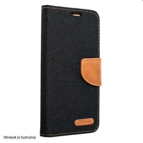 Puzdrá na mobilné telefóny Knižkové puzdro CANVAS pre Samsung Galaxy S22, čierna TEL135958
