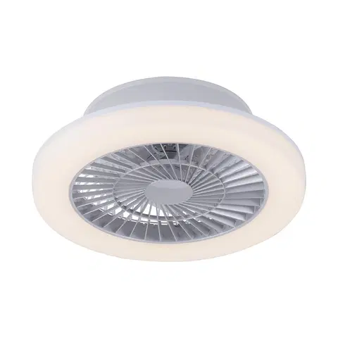 Stropne ventilatory Dizajnový stropný ventilátor sivý vrátane LED - Maki