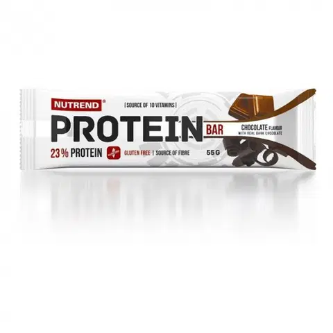 Proteínové tyčinky NUTREND Protein Bar 24 x 55 g banán