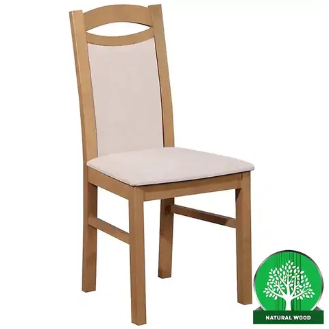 Drevené stoličky Stolička W120 dub wotan milo 4