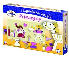 Drevené hračky DETOA - Magnetické puzzle Princezné