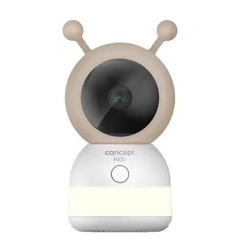 Bezpečnosť detí Concept KD0010 detská video pestúnka s LED svetlom KIDO s prepojením do monitoru a mobilná aplikácia