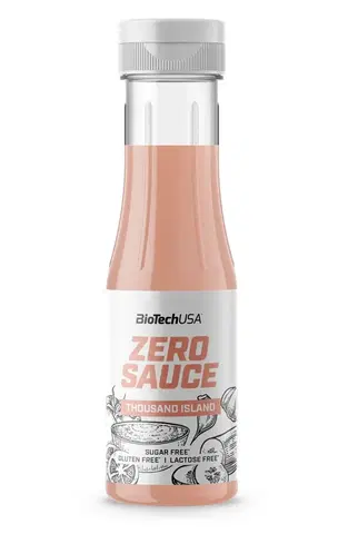 Zdravé potraviny Zero Sauce - Biotech USA 350 ml. Spicy Garlic