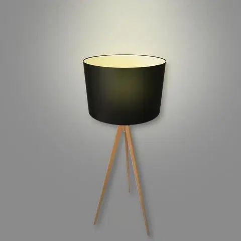 Moderné lampy do obývačky Luster Treviso 5039 čierna Lp1