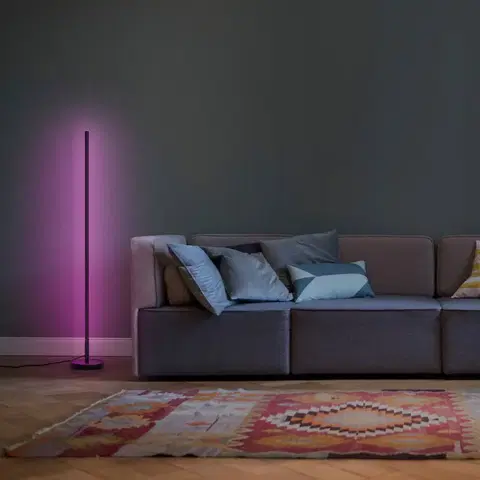 SmartHome stojacie lampy LEDVANCE SMART+ LEDVANCE SMART+ WiFi Floor round lampa čierna