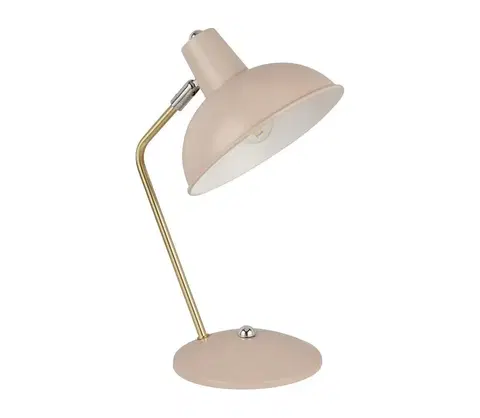 Lampy Searchlight Searchlight EU60985PI - Stolná lampa ABERDEEN 1xE14/40W/230V béžová 