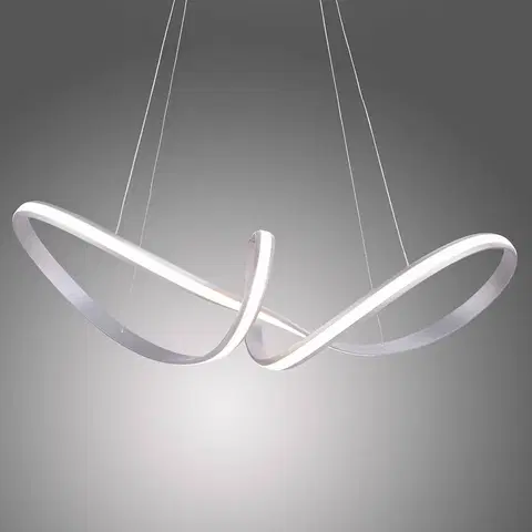 Závesné svietidlá Paul Neuhaus LED svietidlo Melinda 38W stmievateľné oceľovosivá