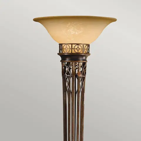 Osvetlenie smerom hore FEISS Lampa osvetľujúca strop Opera 189cm zlatá čiernená