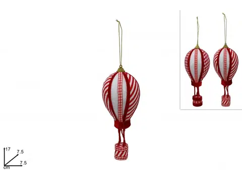 Vianočné dekorácie MAKRO - Dekorácia balón rôzne dekory