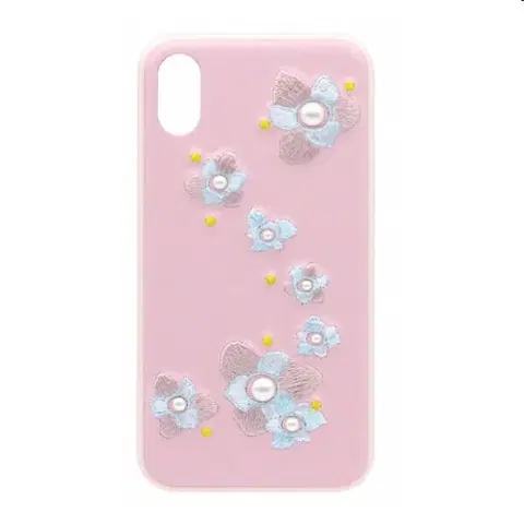 Puzdrá na mobilné telefóny Devia kryt Flower Embroidery Case pre iPhone X/XS DEV-305689