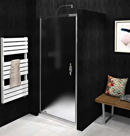 Sprchovacie kúty GELCO - SIGMA SIMPLY sprchové dvere otočné 900 sklo Brick GS3899