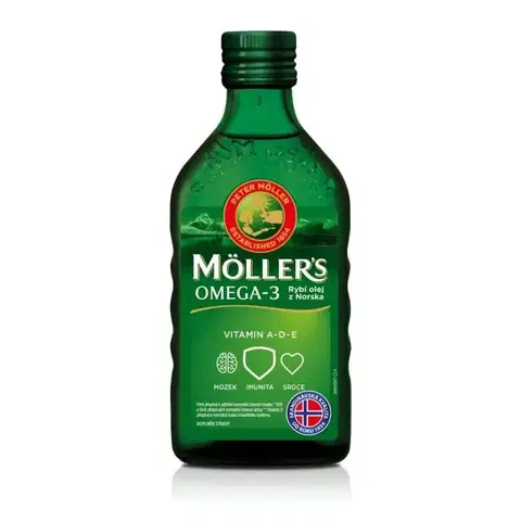 Omega-3 Möller‘s Omega 3 250 ml prírodná chuť