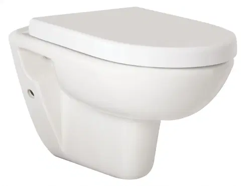 Záchody HOPA - Závesné WC COMPACT - WC sedátko - Bez sedátka OLKGKO04DAK00