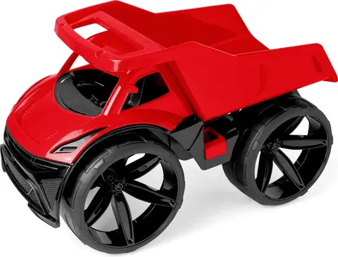 Hračky - dopravné stroje a traktory WADER - Maximus vyklápač červený