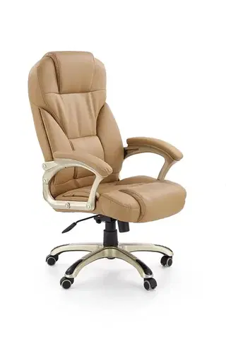 Kancelárske stoličky HALMAR Desmond kancelárske kreslo s podrúčkami béžová