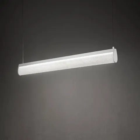 Závesné svietidlá Slamp Slamp LED závesné svietidlo Modula, kryštál, svetlosivá