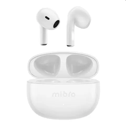 Slúchadlá Mibro Earbuds 4 bezdrôtové slúchadlá TWS, biela 
