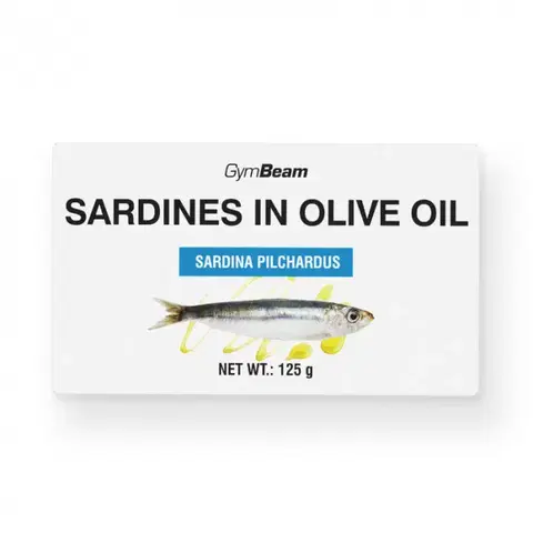Ryby GymBeam Sardinky v olivovom oleji 10 x 125 g