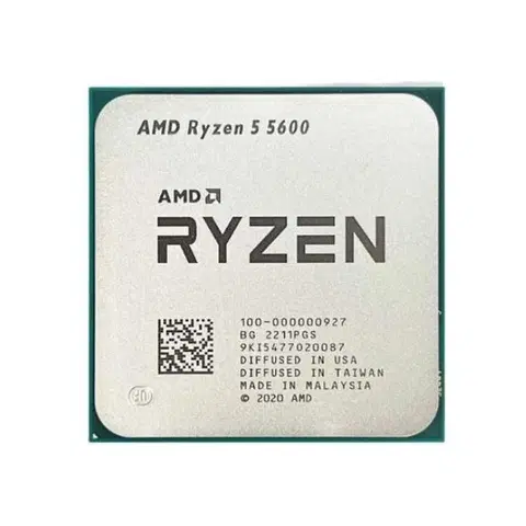 Procesory AMD Ryzen 5 5600 Procesor (až 4,4 GHz  35 MB  65 W  SocAM4) Tray bez chladiča 100-000000927