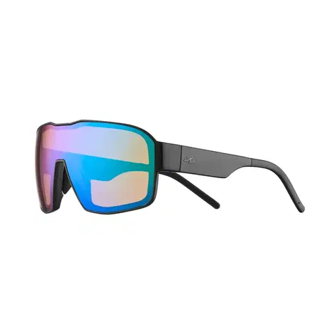okuliare Lyžiarske a snowboardové okuliare F2 100 do pekného počasia čierno-zelené