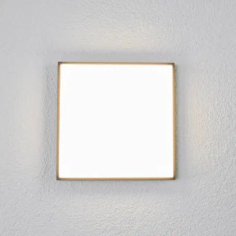 Vonkajšie stropné svietidlá Lucande Lucande Amra LED svietidlo, štvorec 30 cm