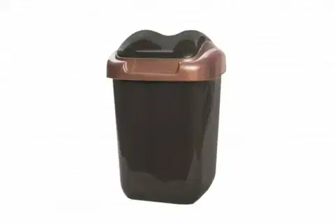 Odpadkové koše Kinekus Kôš na odpad preklápací 15 l, plastový, FALA, zlatý