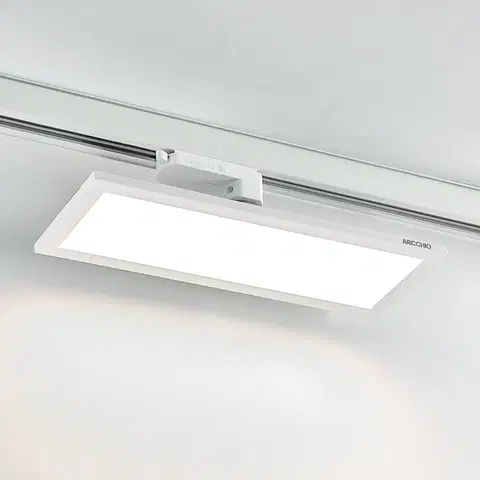 Svietidlá pre 3-fázové koľajnicové svetelné systémy Arcchio Arcchio Hairis 3-fázový LED panel biela, 4 000 K