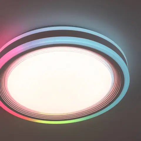 Stropné svietidlá JUST LIGHT. LED stropné svietidlo Spheric, CCT, RGB, Ø 40cm