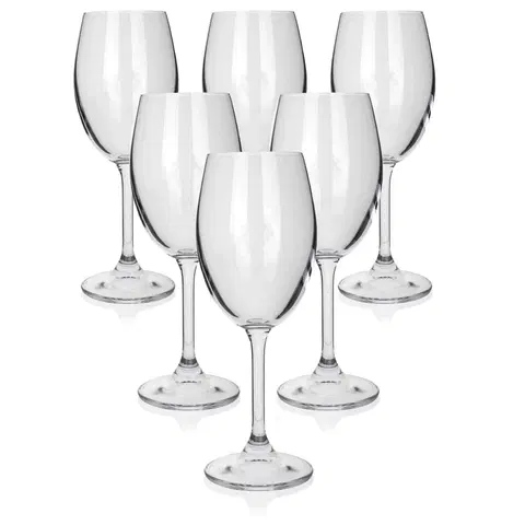 Poháre Banquet 6-dielna sada pohárov na biele víno LEONA, 340 ml