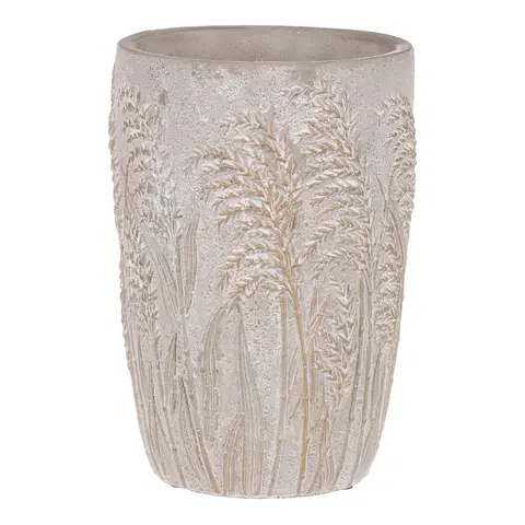 Vázy keramické Váza Gramen, 13 x 20 x 13 cm, betón