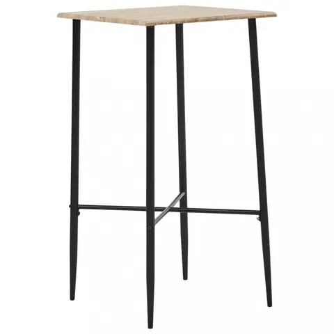Barové stoličky Barový stôl 60x60cm Dekorhome Dub