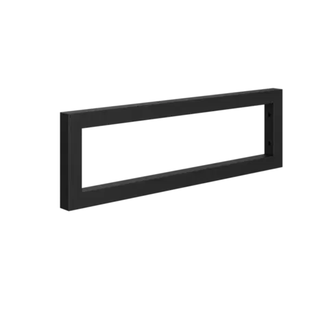 Kúpeľňa Dreja - Čierna konzola v matnom prevedení - hranatá (50 cm) 004231