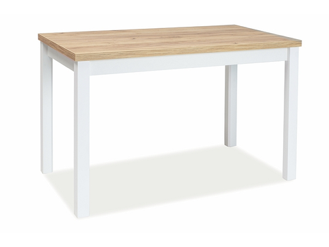 Jedálenské stoly BONO jedálenský stôl 100x60 cm, dub zlatý craft /biely matný