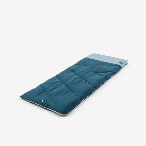 kemping Kempingový spací vak Ultim Comfort 10° z bavlny modrý