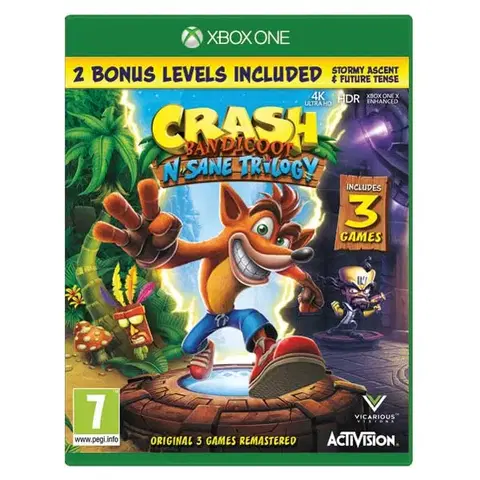 Hry na Xbox One Crash Bandicoot N.Sane Trilogy XBOX ONE