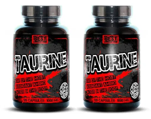 Taurín 1+1 Zadarmo: Taurine od Best Nutrition 120 kaps. +  120 kaps.