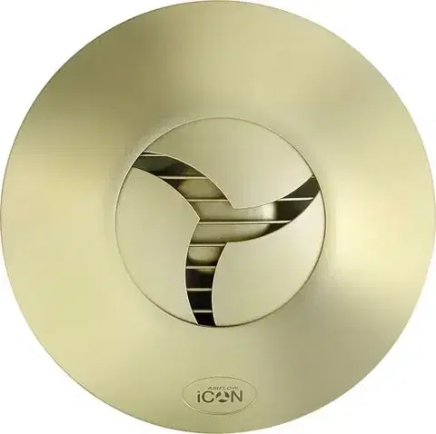Domáce ventilátory Airflow icon - Airflow Ventilátor ICON 30 zlatá 230V 72007 IC72007