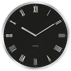 Hodiny Nástenné hodiny Karlsson MODERN ROMAN KA5423BK 40cm