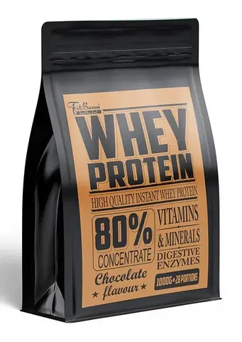 Srvátkový koncentrát (WPC) Whey Protein - FitBoom 1000 g Chocolate