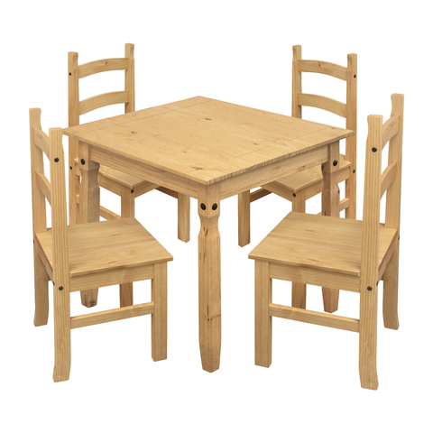 Jedálenské sety Jedálenský stôl 16117 + 4 stoličky 1627 CORONA 2