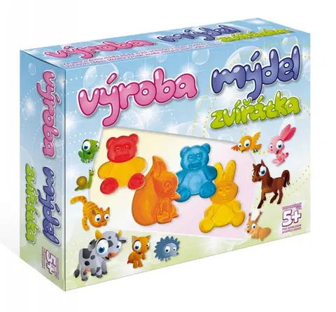 Kreatívne a výtvarné hračky DETIART - Výroba Mydla - Zvieratá