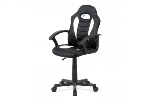 Kancelárske stoličky Kancelárska stolička KA-V107 Autronic Biela