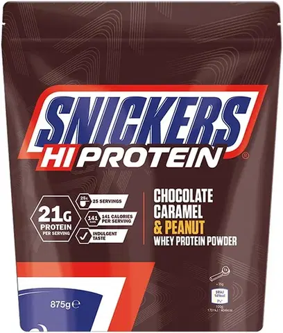 Srvátkový koncentrát (WPC) Snickers Hi Protein Powder - Mars 875 g White Chocolate, Caramel & Peanut