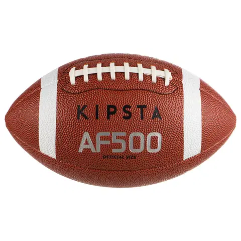 futbal Lopta na americký futbal AF500BOF oficiálna veľkosť hnedá